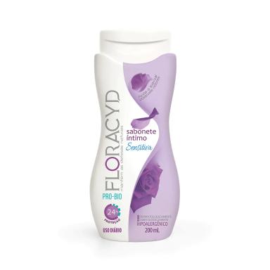 Sabonete Líquido Íntimo Floracyd Sensitiva com 200ml