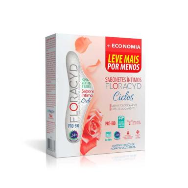 Kit Sabonete Líquido Íntimo Floracyd Ciclos com 2 unidades