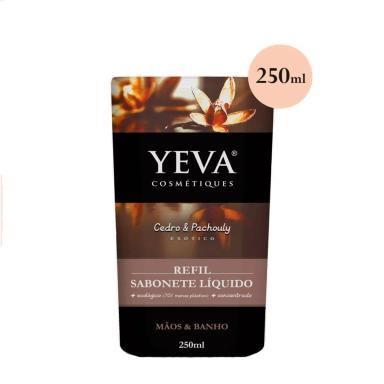 Refil Sabonete Líquido Yeva Exótico Cedro e Pachouly com 250ml