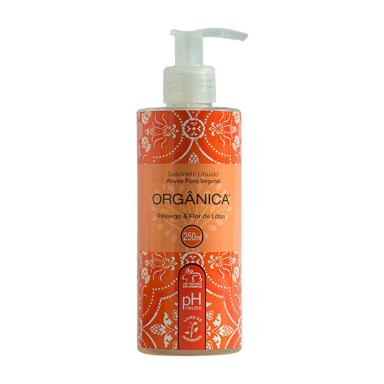 Sabonete Líquido Puro Vegetal Orgânica Pêssego & Flor de Lótus com 250ml