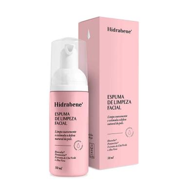 Espuma de Limpeza Facial Hidrabene com 50ml