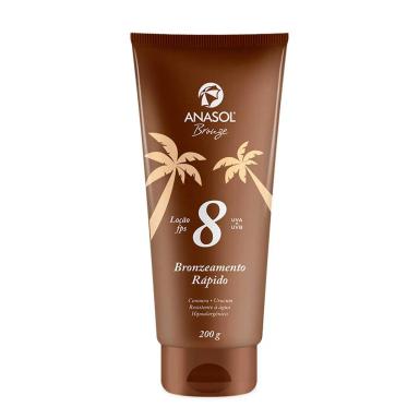 Loção Bronzeadora Anasol Bronze FPS 8 com 200g