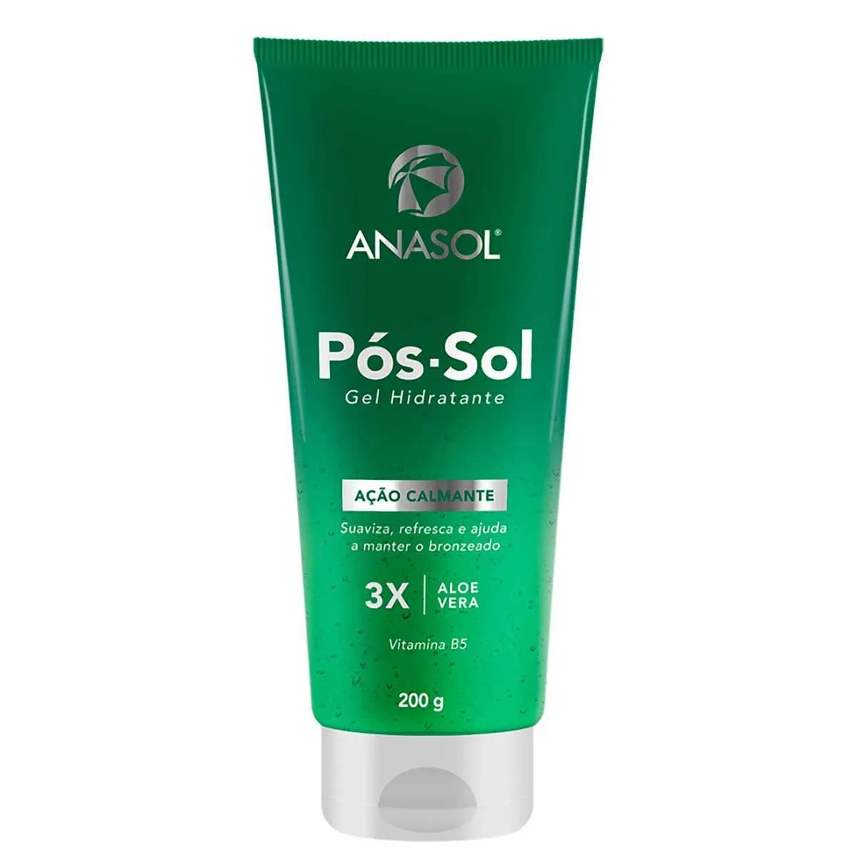 Gel Hidratante Pós-Sol Anasol Argila Orgânica com 200g