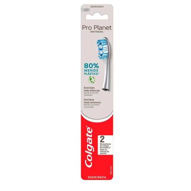 Refil para Escova de Dente Colgate Pro Planet com 2 unidades