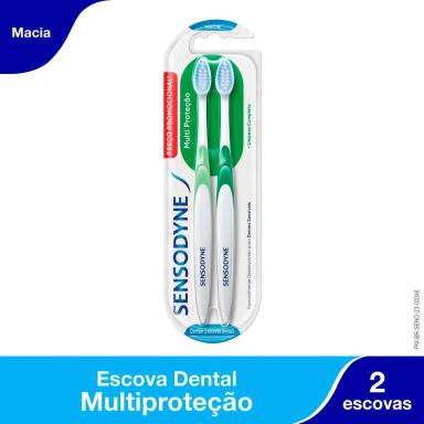 Kit Escova de Dente Sensodyne Multi Proteção com 2 Unidades