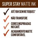 Batom Líquido Maybelline Superstay Matte Ink Cocoa Connoisseur com 5ml