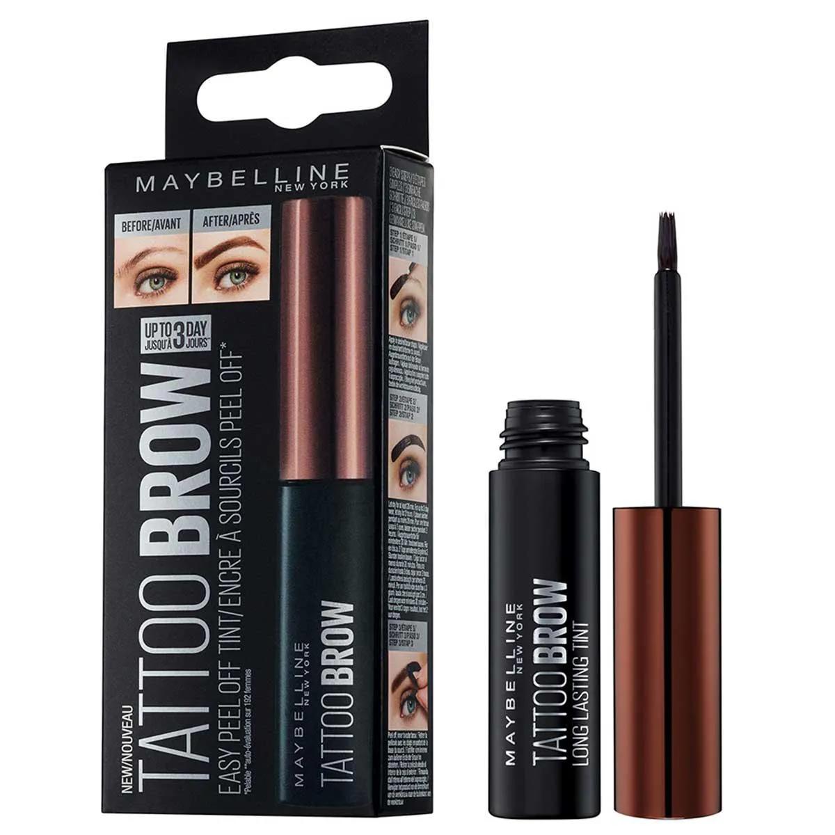 Gel de Sobrancelhas Maybelline Tattoo Brow Peel Off Tint 3 Dark