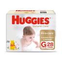 Fralda Huggies Natural Care G - 28 Unidades
