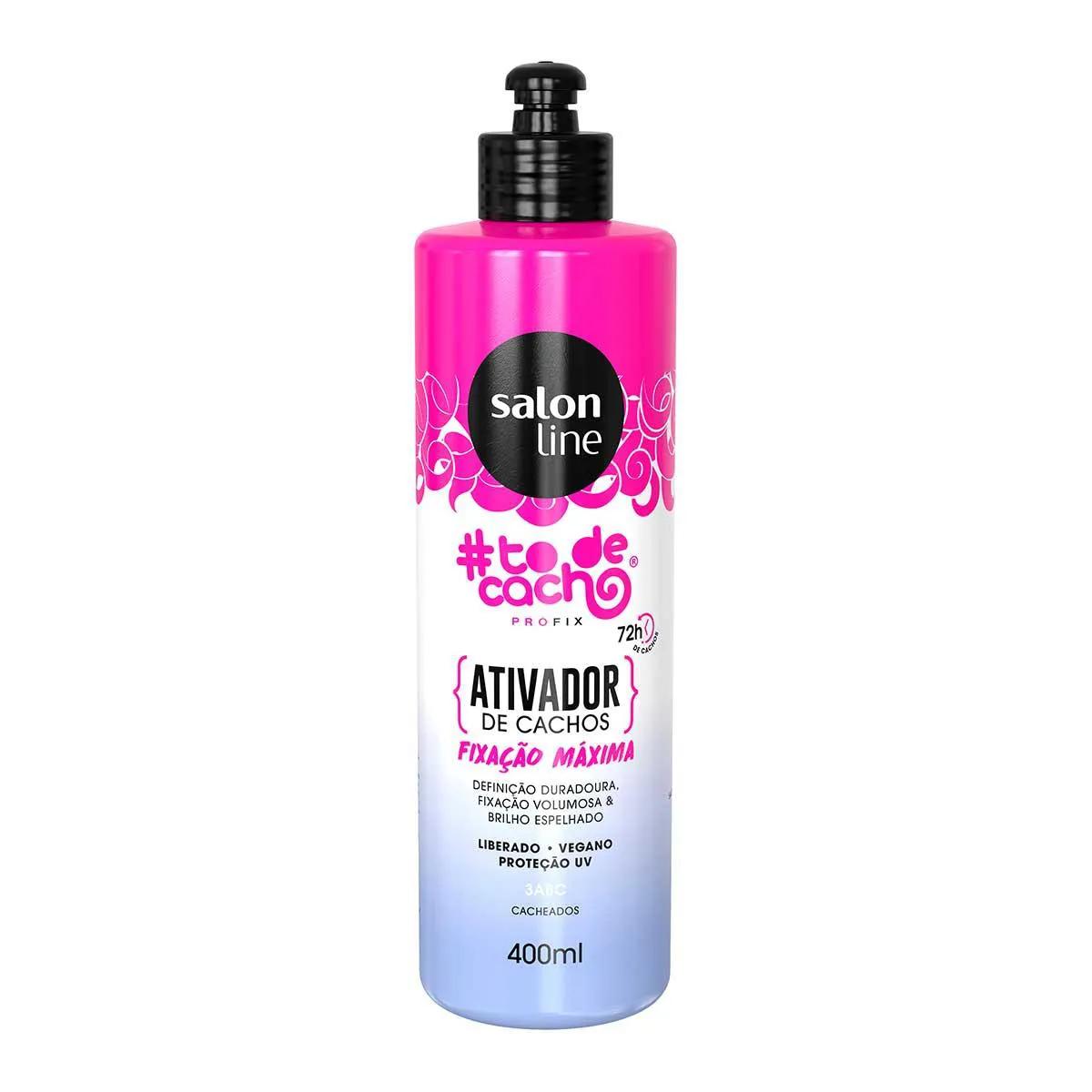 Ativador de Cachos Salon Line #To de Cacho Fixação Máxima 3ABC com 400ml