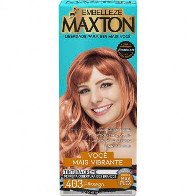 Tintura Creme Maxton .403 Pêssego com 1 Unidade