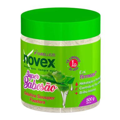 Gelatina Super Fixadora Embelleze Novex Super Babosão com 500g