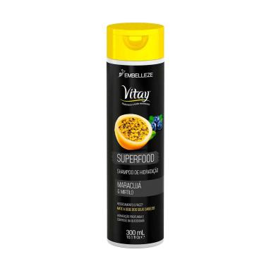 Shampoo Vitay Superfood Maracujá & Mirtilo com 300ml