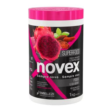 Creme de Tratamento Novex Vegano Superfood Pitaya & Goji Berry com 1kg
