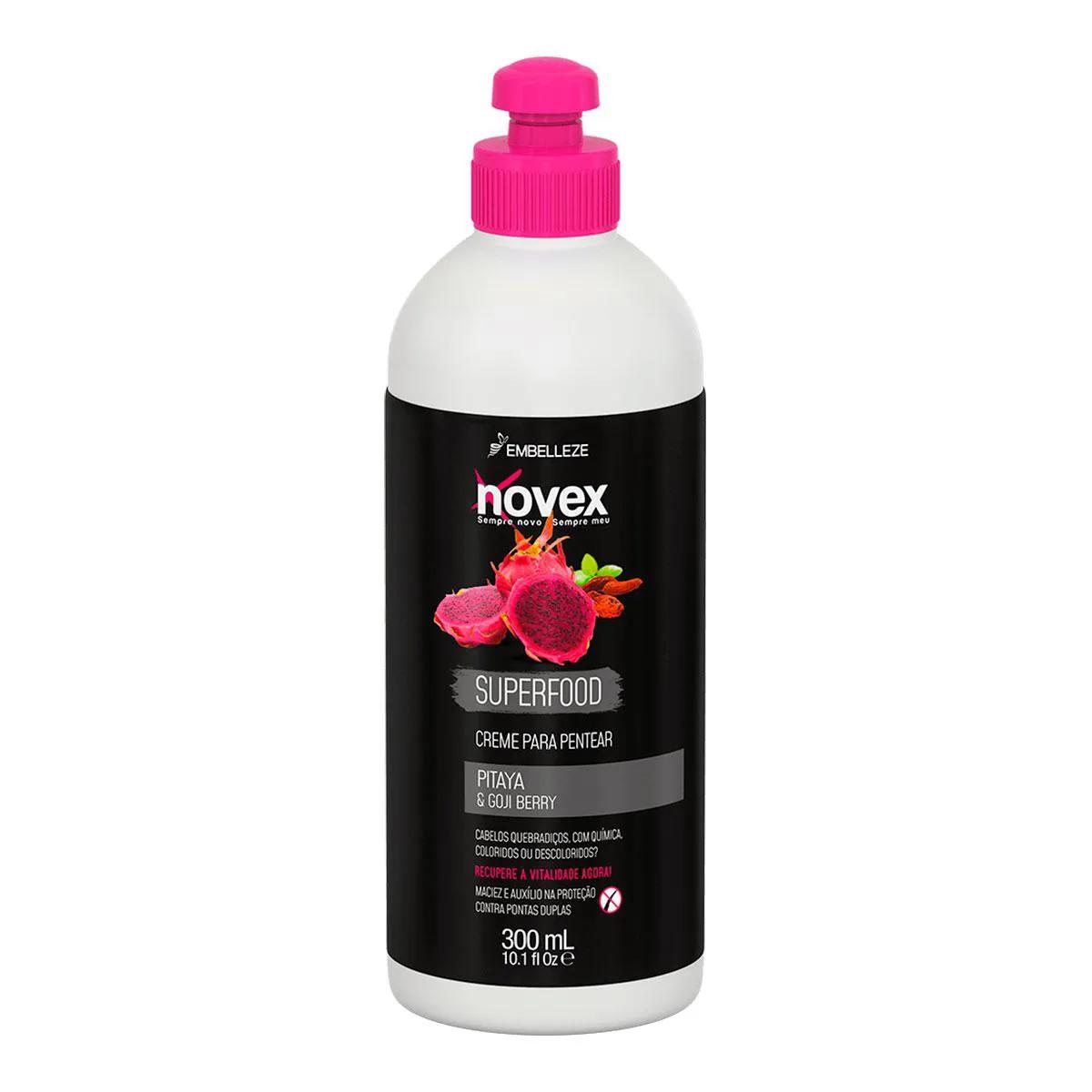 Creme para Pentear Novex Superfood Pitaya & Gojiberry com 300ml