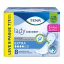 Absorvente para Incontinência Urinária Tena Lady Discreet Extra com 8 Unidades
