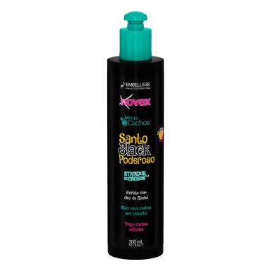 Ativador de Cachos Novex Meus Cachos Santo Black Poderoso com 300ml