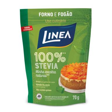 Adoçante Culinário em Pó Linea 100% Stevia com 70g