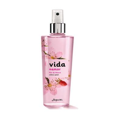 Desodorante Colônia Splash Jequiti Vida + Amor Flor de Amora com 250ml