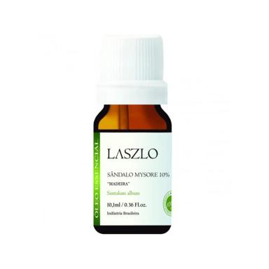 Óleo Essencial Laszlo Sândalo Mysore Madeira 10% com 10,1ml