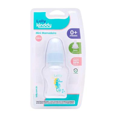 Mini Mamadeira Lolly Oceano Azul com 50ml