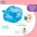 Chupeta Lolly Dreams Azul Tamanho 2 para Bebês 6 meses+ com 1 unidade
