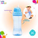 Copo Lolly Clean com Canudo Azul de 300ml