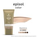 Protetor Solar Facial Episol Color FPS70 Tom 1 Extra Claro com 40ml