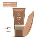 Protetor Solar Facial Episol Color FPS70 Tom 3 Médio com 40ml