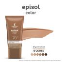 Protetor Solar Facial Episol Color FPS70 Tom 3 Médio com 40ml