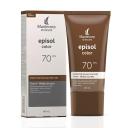 Protetor Solar Facial Episol Color Tom 4 Médio Escuro FPS 70 com 40ml