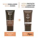 Protetor Solar Facial Episol Color FPS70 Tom 5 Negro com 40ml