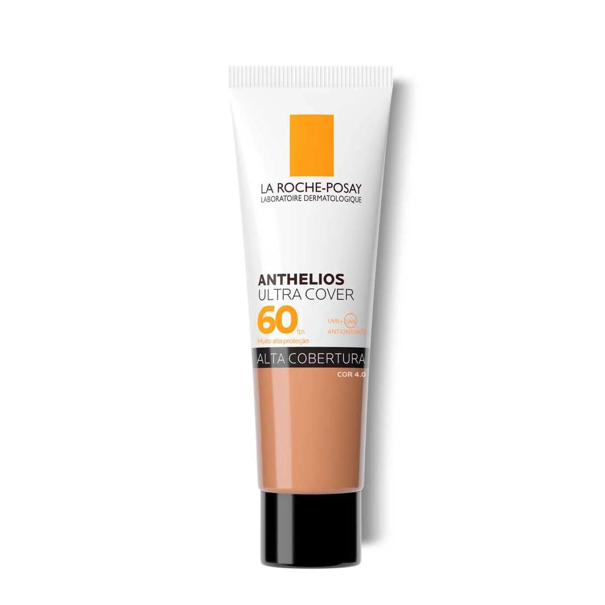 Protetor Solar Facial Anthelios Ultra Cover Cor 4.0 Pele Morena FPS60 30g