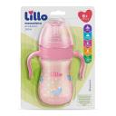 Mamadeira Lillo Super Evolution com Alça Rosa de 240ml
