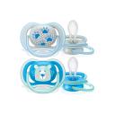 Chupeta Avent Ultra Air 6-18 Meses Pata/Urso 2 Unidades