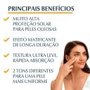 Protetor Solar Facial Eucerin Sun Oil Control Tinted Médio FPS70 com 50g