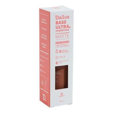 Base Líquida Dailus Ultra Cobertura D10 Escuro 28ml