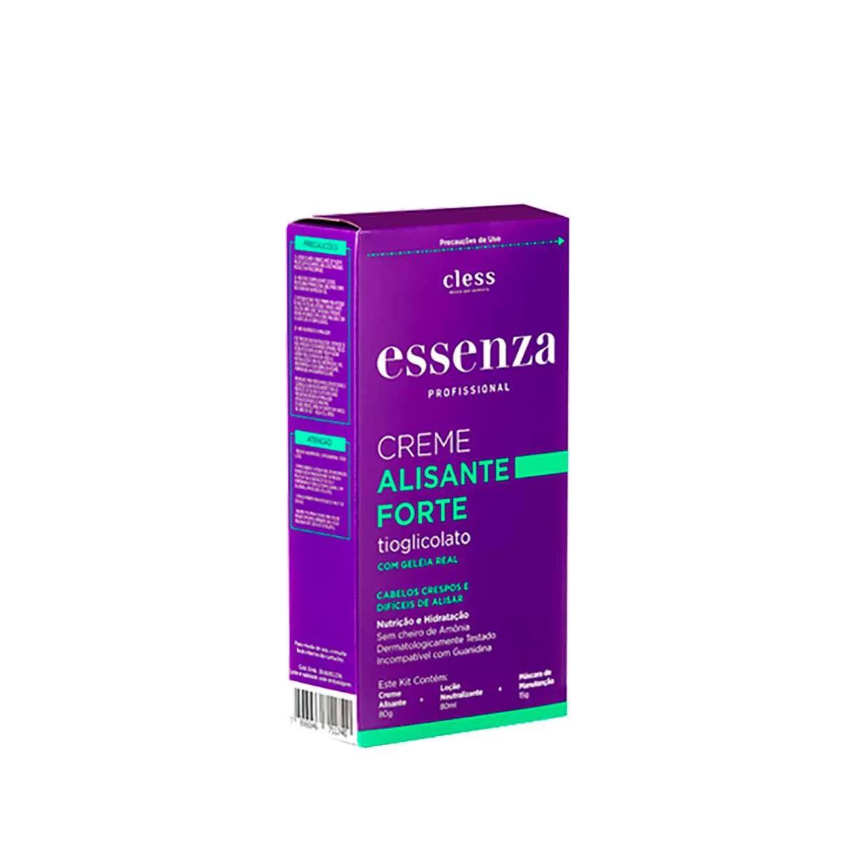 Kit Essenza Profissional Alisante Forte Creme + Loção + Máscara