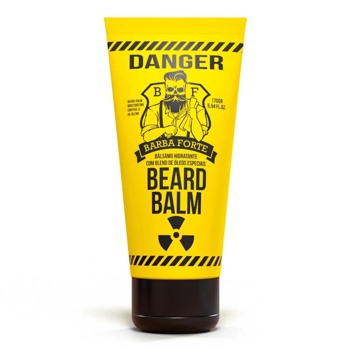 Bálsamo Hidratante Barba Forte Danger Beard Balm com 170g