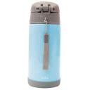 Garrafa Térmica com Canudo Buba Baby Gumy Azul com 400ml