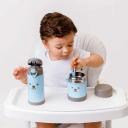 Garrafa Térmica com Canudo Buba Baby Gumy Azul com 400ml