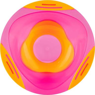 Prato Bowl Buba Baby Rosa Base com Ventosa com 1 unidade