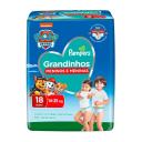 Fralda Pampers Pants Grandinhos 14 a 25kg - 18 Unidades