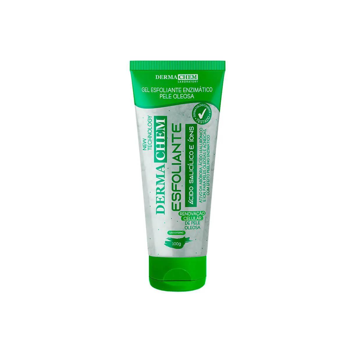 Gel Esfoliante Enzimático Dermachem Pele Oleosa com 100g