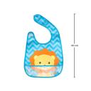 Babador Impermeável com Bolso Buba Animal Fun Leão com 1 Unidade