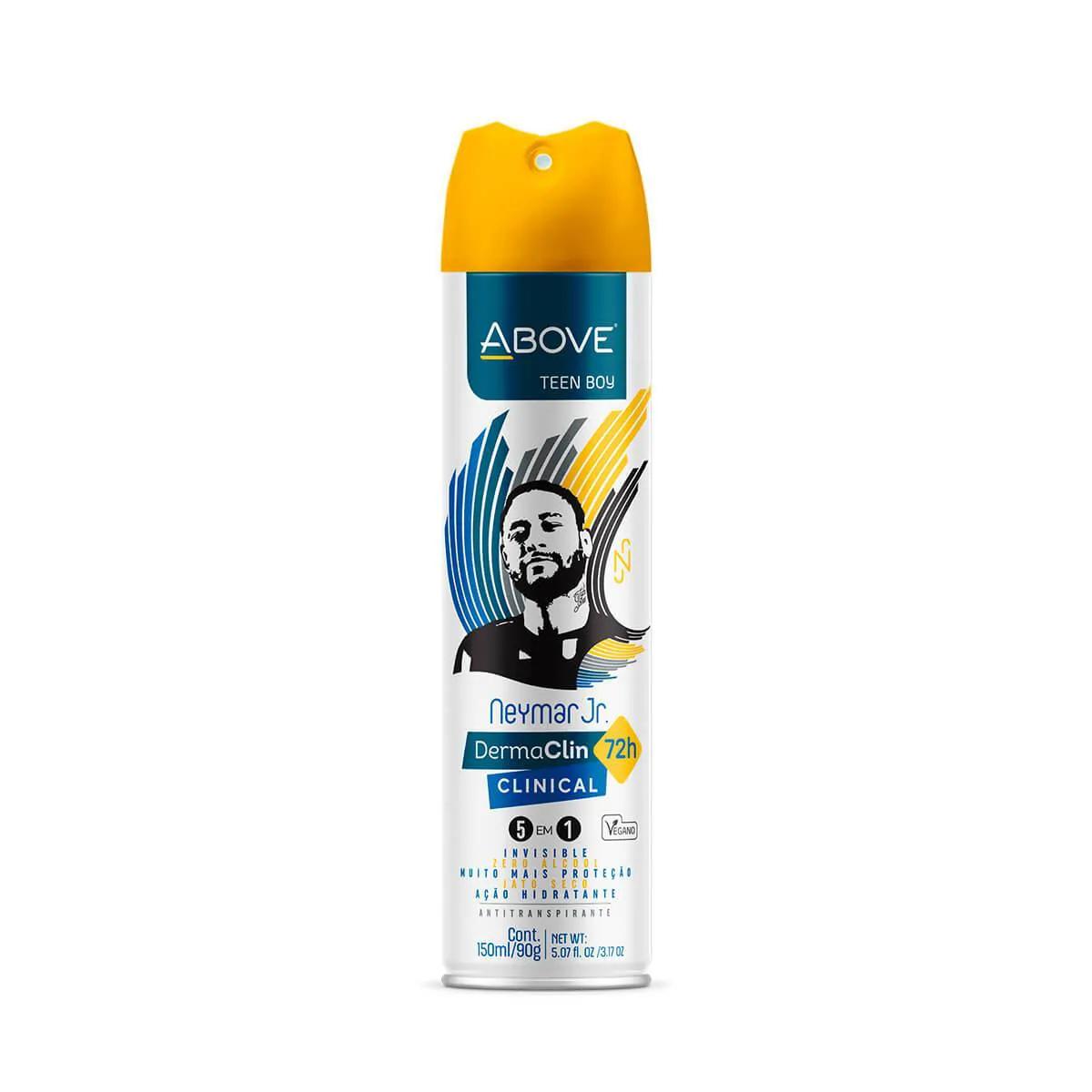Desodorante Aerossol Antitranspirante Above Neymar Jr. Tenn Boy com 150ml