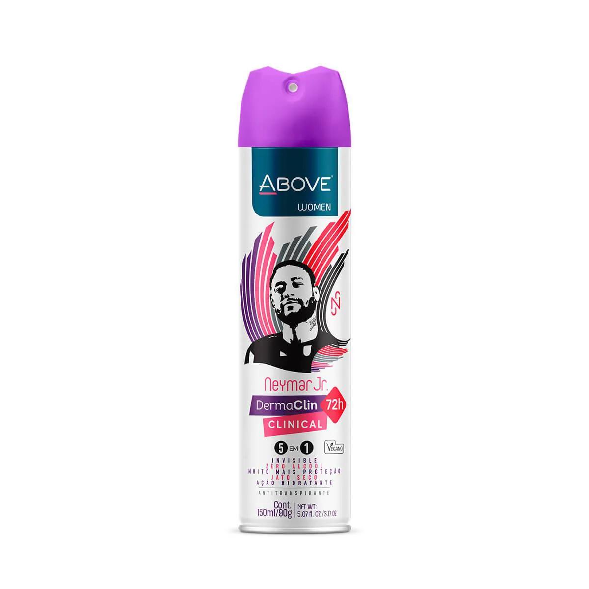 Desodorante Above Neymar Jr. Women Antitranspirante Aerosol com 150ml