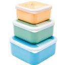 Kit Potes Buba Baby Gumy Coloridos com 3 unidades