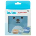 Kit Potes Buba Baby Gumy Coloridos com 3 unidades