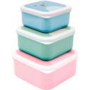 Kit Potes Buba Baby Gumy Coloridos com 3 unidades