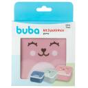 Kit Potes Buba Baby Gumy Coloridos com 3 unidades